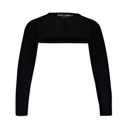 Dolce & gabbana, dames, truien, zwart, maat: xs viscose,