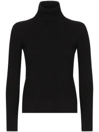 Dolce & gabbana kasjmier coltrui - zwart