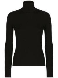 Dolce & gabbana kasjmier coltrui - zwart