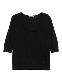 Dolce & gabbana kasjmier trui - zwart