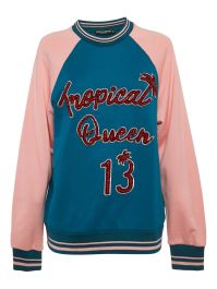 Dolce & gabbana pre-owned sweater met raglan mouwen - blauw