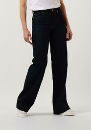 Donkerblauwe 7 for all mankind flared jeans modern dojo royal with embroidered