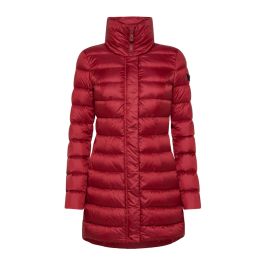Down jacket with high collar peuterey , rood , dames