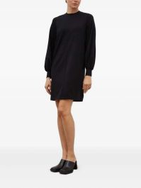 Drykorn mini-jurk met lange mouwen - zwart