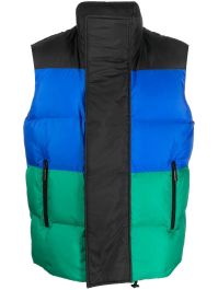 Dsquared2 bodywarmer met colourblocking - blauw