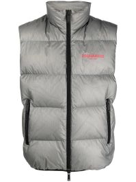 Dsquared2 bodywarmer met logoprint - grijs