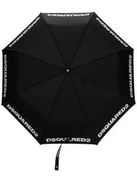 Dsquared2 compacte paraplu - zwart