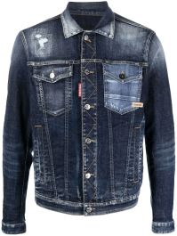 Dsquared2 denim jack - blauw