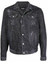 Dsquared2 denim jack - zwart