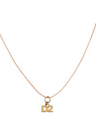 Dsquared2 halsketting met logo - oranje