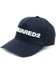 Dsquared2 honkbalpet met geborduurd logo - blauw