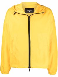 Dsquared2 jack met capuchon - geel