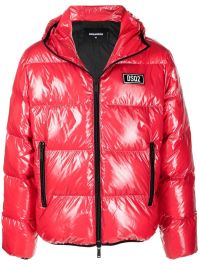 Dsquared2 jack met logopatch - rood