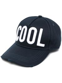 Dsquared2 pet met logo - blauw