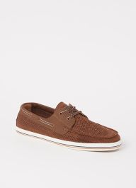 Dune london burnner bootschoen met gebreid bovenwerk