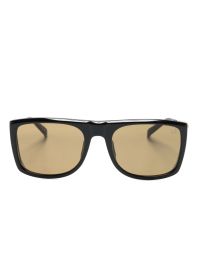 Dunhill rollagas spoiler zonnebril met vierkant montuur - zwart