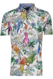 Eden valley polo geprint wit