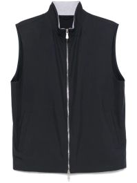 Eleventy bodywarmer met rits - blauw