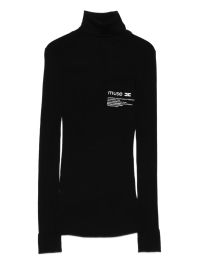 Elisabetta franchi coltrui met logopatroon - zwart