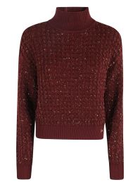 Elisabetta franchi coltrui met pailletten - rood
