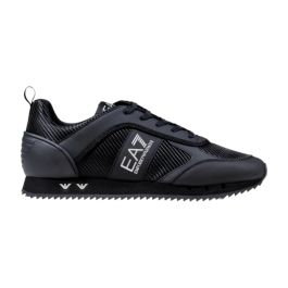 Emporio armani ea7, heren, schoenen, zwart, maat: 41 1/3 eu polyamide,