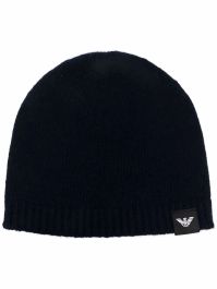 Emporio armani kasjmier muts - blauw