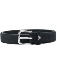 Emporio armani riem met logoplakkaat - blauw