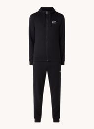 Emporio armani trainingspak met logoprint en steekzakken