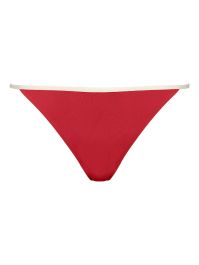 Eres pat bikinislip met contrasterende afwerking - rood