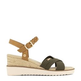 Esprit espadrilles beige/groen
