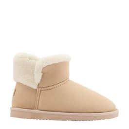 Esprit gevoerde enkelboots beige