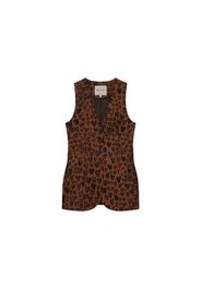 Fabienne chapot bodywarmer bruin / grijs