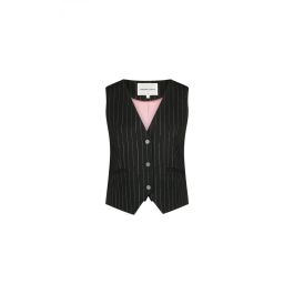 Fabienne chapot, dames, jassen, zwart, maat: m tweed,