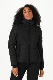 Falcon gewatteerd ski-jack mavis zwart