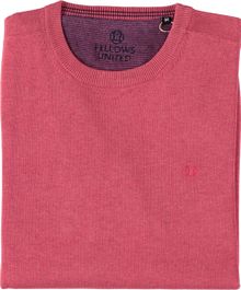 Fellows united - ronde hals trui - heren - xxl - bordeau - katoen - 99.1100 - Rood