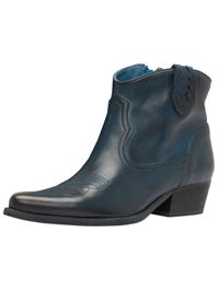Felmini enkellaarsjes 'west '  blauw