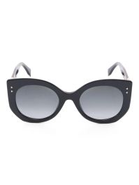 Fendi pre-owned 2000s peekaboo zonnebril met cat-eye montuur - zwart
