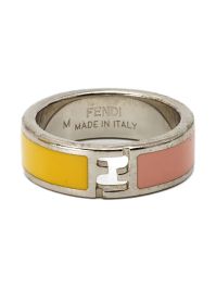 Fendi pre-owned the fendista ring - zilver