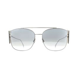 Fendi zonnebril ff 0380/g/s 6lb ic ruthenium grijs zilver mirror