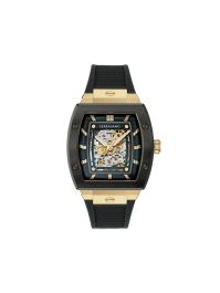 Ferragamo f-80 tonneau skeleton 42 mm horloge - zwart