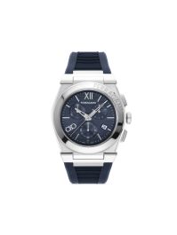 Ferragamo vega chronograph 42 mm horloge - blauw
