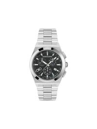 Ferragamo vega upper east chrono horloge 42 mm - zwart