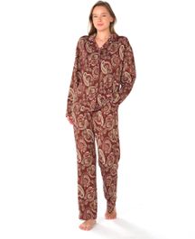 Feyza - dames pyjama set, lange mouwen - 3xl