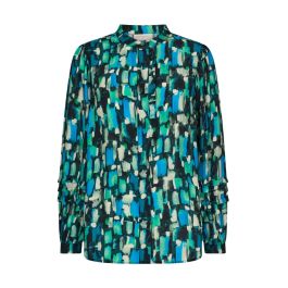 Freequent malona blouse blue freequent , blauw , dames