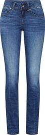 G-star midge straight wmn dames jeans - medium indigo aged