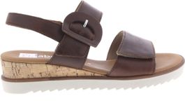 Gabor 752 sandalen - met sleehak - dames - camel - maat 37