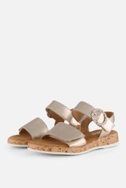 Gabor sandalen beige leer - dames - maat 38.5
