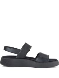 Gabor slingback sandalen met plateauzool - zwart