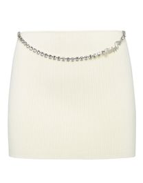 Gebreide korte rok signature