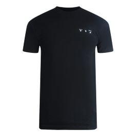 Gebroken wit miami florida design zwart t-shirt